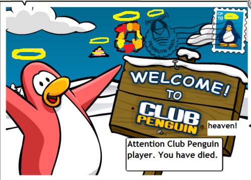 Dead Penguin Postcard
